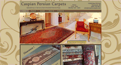 Desktop Screenshot of caspiancarpets.com